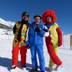 CARNEVALE AL RADUNO CLASSI DELLA SCUOLA DI SCI FITEL  A MONGINEVRO DOMENICA 8 FEBBRAIO 2015