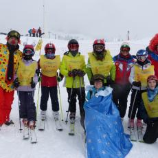 CARNEVALE AL RADUNO CLASSI DELLA SCUOLA DI SCI FITEL  A MONGINEVRO SABATO 14 FEBBRAIO 2015