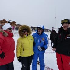 TEST DI FINE CORSI SCI SNOWBOARD A MONGINEVRO PROMOSSI DA VALANGA AZZURRA TORINO
