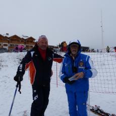TEST DI FINE CORSI SCI SNOWBOARD A MONGINEVRO PROMOSSI DA VALANGA AZZURRA TORINO
