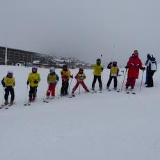 TEST DI FINE CORSI SCI SNOWBOARD A MONGINEVRO PROMOSSI DA VALANGA AZZURRA TORINO
