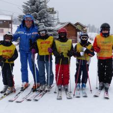TEST DI FINE CORSI SCI SNOWBOARD A MONGINEVRO PROMOSSI DA VALANGA AZZURRA TORINO