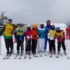 TEST DI FINE CORSI SCI SNOWBOARD A MONGINEVRO PROMOSSI DA VALANGA AZZURRA TORINO