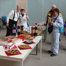FESTA DI FINE CORSO  SCI SNOWBOARD A MONGINEVRO PROMOSSI DA VALANGA AZZURRA TORINO