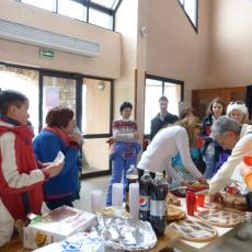 FESTA DI FINE CORSO  SCI SNOWBOARD A MONGINEVRO PROMOSSI DA VALANGA AZZURRA TORINO
