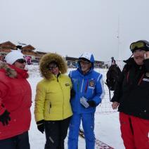 TEST DI FINE CORSI SCI SNOWBOARD A MONGINEVRO PROMOSSI DA VALANGA AZZURRA TORINO